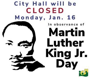 MLK Jr Day City Hall Homepage Newsflash 370x342px