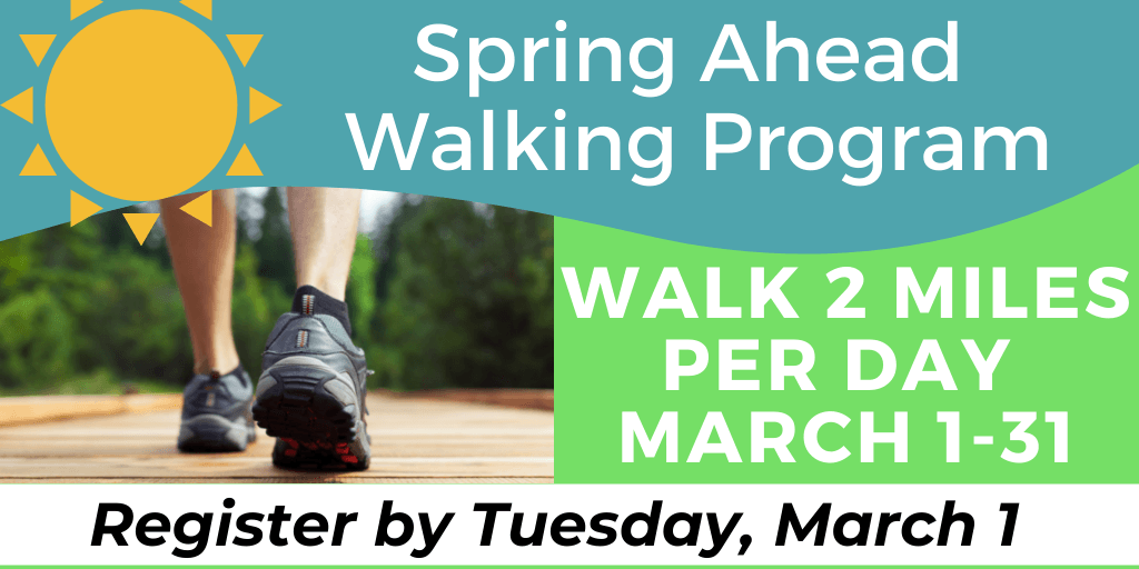 Spring Ahead Walking Program News Flash 1024x512