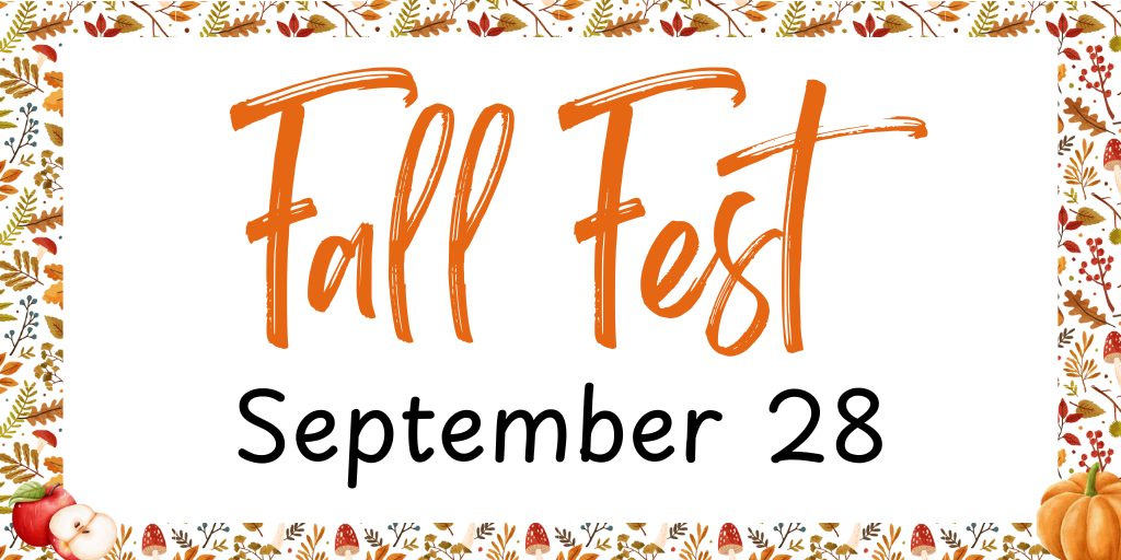 Graphic reading Fall Fest September 29