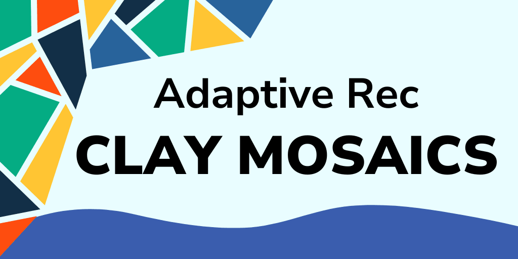 Graphic reading adaptive rec clay mosaics