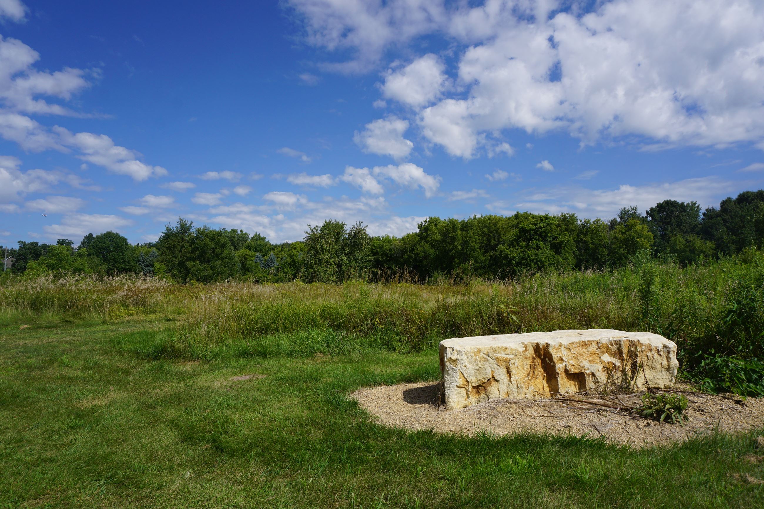 River Heights Park rock ledge